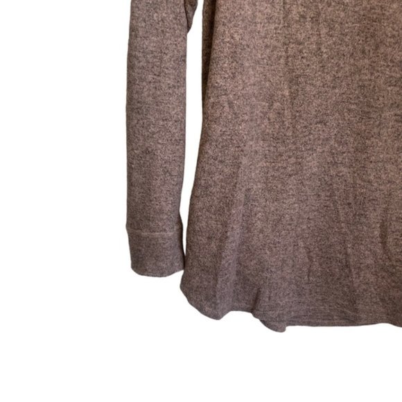 Torrid Size 3 Brown Hooded Oversized Pullover Knit Ling Sleeved Hoody - Picture 7 of 13